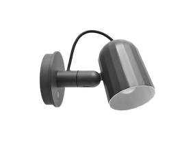 Nástenná lampa Noc Wall Button, dark grey