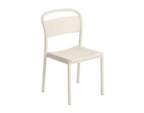 Stolička Linear Steel Side Chair, off-white