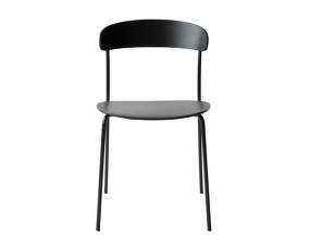 Stolička Missing Chair, black lacquered oak