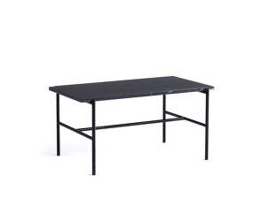 Konferenčný stolík Rebar 80 cm x 49 cm, soft black/marble