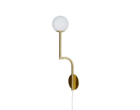 Nástenná lampa Mobil 46, brushed brass