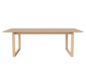 Jedálenský stôl Nord 220 cm, white pigmented oiled oak