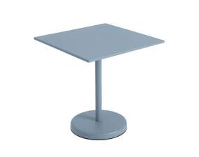 Stolík Linear Steel Café Table 70x70, pale blue