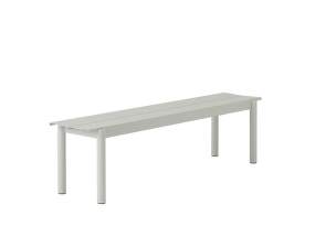 Lavica Linear Steel Bench 170 cm, grey