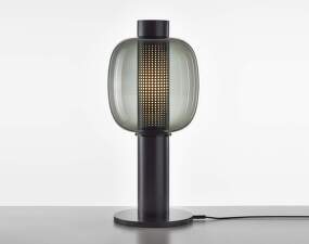 Stojacia lampa Bonbori Large PC1164, smoke grey / black matte