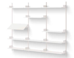 Policová zostava Display Shelf, white/white