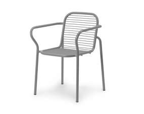 Stolička s podpierkami rúk Vig, grey