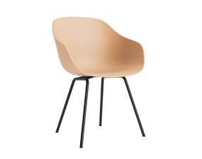 Stolička AAC 226 Black Powder Coated Steel, pale peach