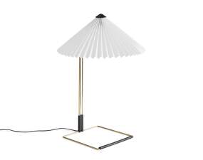 Stolová lampa Matin 380, polished brass / white