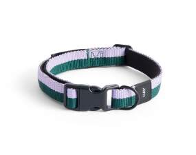 Obojok pre psa HAY Dogs Collar Flat S/M, lavender/green