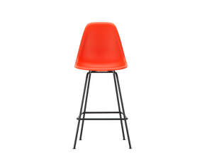 Barová stolička Eames Plastic Low, poppy red