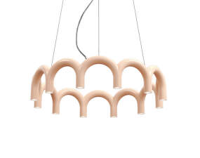Závesné svietidlo Arch Circle 98, nude