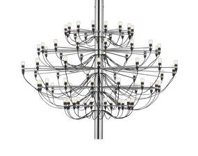 Luster 2097/75 Clear Bulbs, chrome