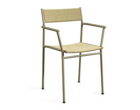 Jedálenská stolička Vev s podrúčkami, grey beige