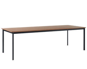 Jedálenský stôl Drip HW117, black/lacquered walnut