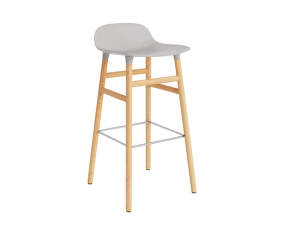 Barová stolička Form 75 cm, warm grey/oak