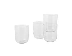 Poháre Corky Glasses, vysoké clear, set 4 ks