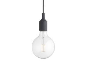 Závesná LED lampa E27, dark grey