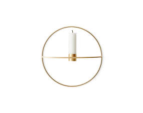 Nástenný svietnik POV Circle Candleholder S, brass