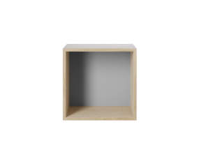 Policový diel Stacked medium, oak / light grey