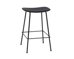 Barová stolička Fiber Stool 65cm Tube Base, black