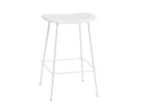 Barová stolička Fiber Stool 65cm, tube base, natural white