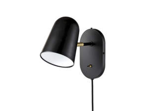Nástenná lampa Bureau, matt black/brass