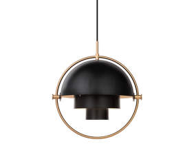 Závesná lampa Multi-Lite Small, black/brass