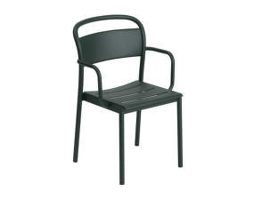 Stolička Linear Steel Armchair, dark green