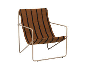 Kreslo Desert Lounge Chair, cashmere/stripes
