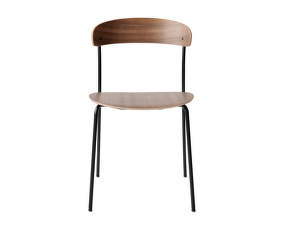 Stolička Missing Chair, lacquered walnut