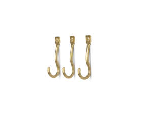 Sada háčikov Curvature Hooks, brass