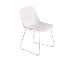 Stolička Fiber Side Chair Sled Base, natural white
