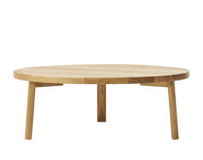 Konferenčný stolík Ease Ø110 cm, solid oak