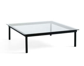 Konferenčný stolík Kofi 120x120, black/clear