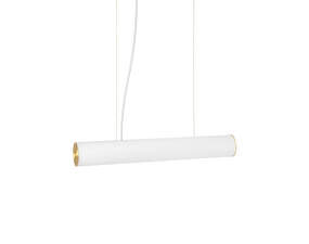 Závesná lampa Vuelta 60, white/brass