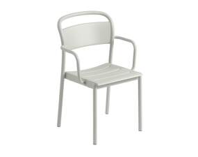 Stolička Linear Steel Armchair, grey