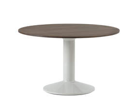 Stôl Midst Ø120, dark oak/grey