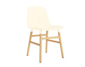 Stolička Form, cream/oak