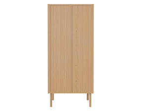 Skriňa Cana s drevenými dverami a policami, oiled oak
