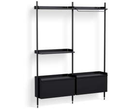 Policový systém Pier kombinácia 1072, black