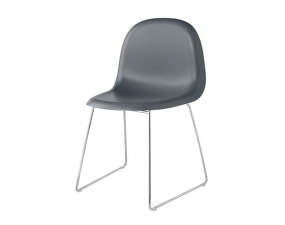 Stolička 3D Dining Chair, rainy grey/sledge base