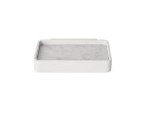 Sprchová vanička, white/white marble