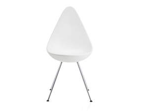 Stolička Drop™, white / chróm