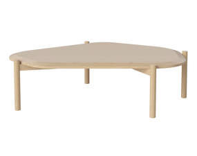 Konferenčný stolík Island, white oiled oak