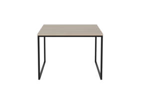 Konferenčný stolík Como 60x60 medium, white oak/black