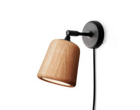 Nástenná lampa Material Wall Lamp, natural oak