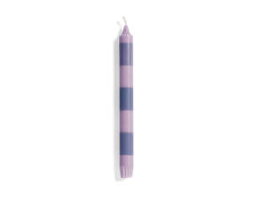 Sviečka Stripe, purple/lilac