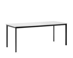Stôl Drip HW59, black / off-white laminate