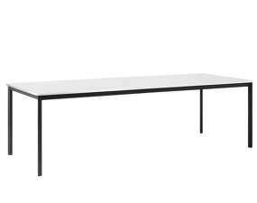 Stôl Drip HW60, black / off-white laminate